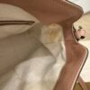 Gucci Monogram Textured Calfskin Medium Bree Foldover Tote Pink