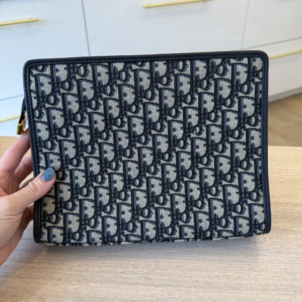 Christian Dior 30 Montaigne Pouch Navy