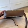Gucci GG Supreme Monogram Small Horsebit 1955 Shoulder Bag Beige Brown Sugar
