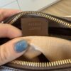 Gucci GG Supreme Monogram Small Horsebit 1955 Shoulder Bag Beige Brown Sugar