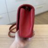Chanel Filigree Flap Bag Quilted Caviar Medium Red Gold Hardware