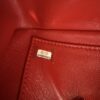 Chanel Filigree Flap Bag Quilted Caviar Medium Red Gold Hardware