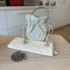 Gucci Blondie NM Bucket Bag Diagonal Quilted Leather Mini White