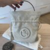 Gucci Blondie NM Bucket Bag Diagonal Quilted Leather Mini White