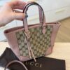Gucci Monogram Small Bree Tote Beige Pink