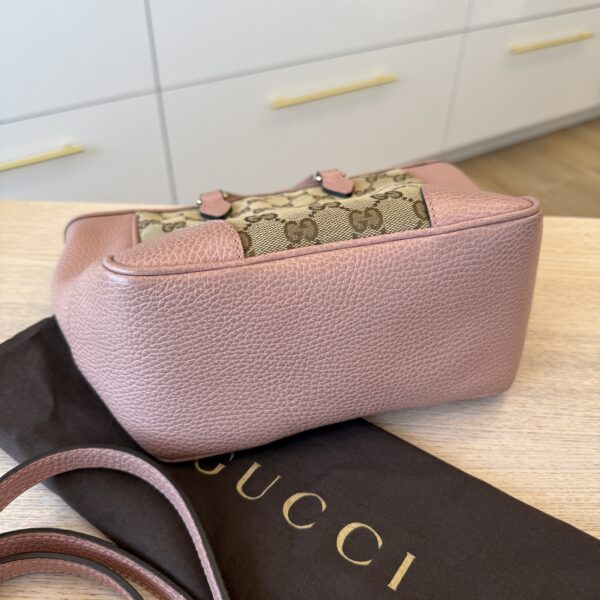 Gucci Monogram Small Bree Tote Beige Pink