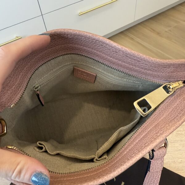 Gucci Monogram Small Bree Tote Beige Pink