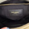 Saint Laurent YSL Puffer Toy Bag In Jersey Cool Beige and Gold Hardware