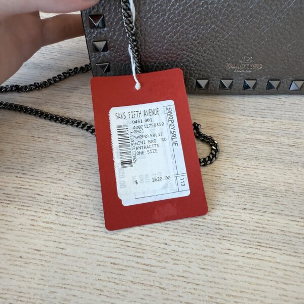 Valentino Garavani Rockstud Leather Pouch on Chain