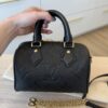 Louis Vuitton Speedy Bandouliere Bag Monogram Empreinte Giant 20 Black