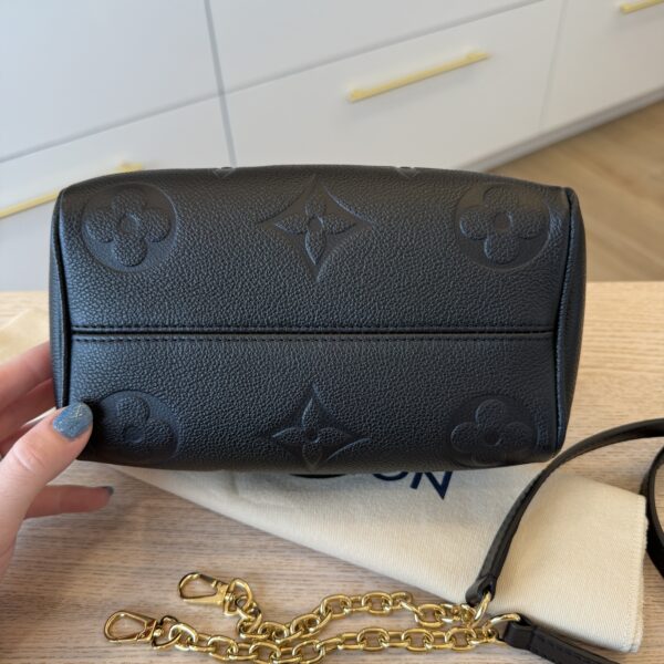 Louis Vuitton Speedy Bandouliere Bag Monogram Empreinte Giant 20 Black