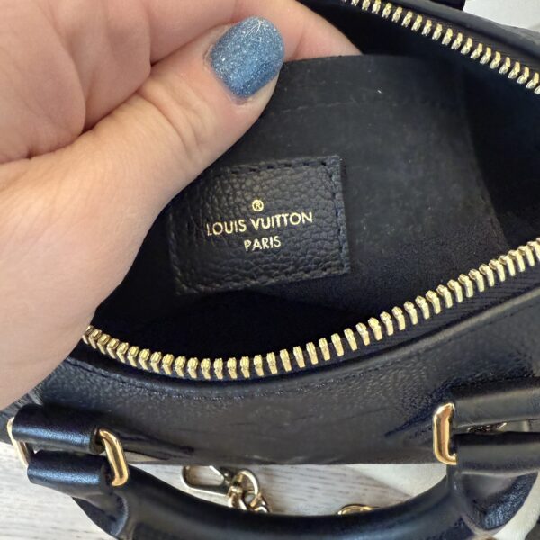 Louis Vuitton Speedy Bandouliere Bag Monogram Empreinte Giant 20 Black