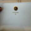 Chanel Caviar Quilted Pocket Twins Clutch With Chain White