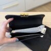 Celine Large Wallet Triomphe in Shiny Calfskin Black