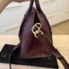 Givenchy Box Calfskin Mini Lock Antigona Oxblood Red