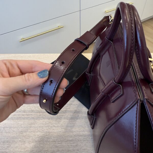 Givenchy Box Calfskin Mini Lock Antigona Oxblood Red
