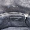 Saint Laurent Puffer Toy Bag In Quilted Lambskin Black and Silver Hardware