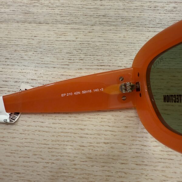 Pucci Geometric Sunglasses, 52mm Orange/Green Solid