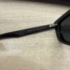 SAINT LAURENT Logo Acetate Cat-Eye Sunglasses SHINY SOLID BLACK