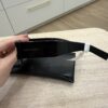 SAINT LAURENT Tonal Logo Acetate Round Sunglasses SHINY SOLID BLACK