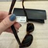 SAINT LAURENT Logo Acetate Cat-Eye Sunglasses SHINY MEDIUM HAVANA