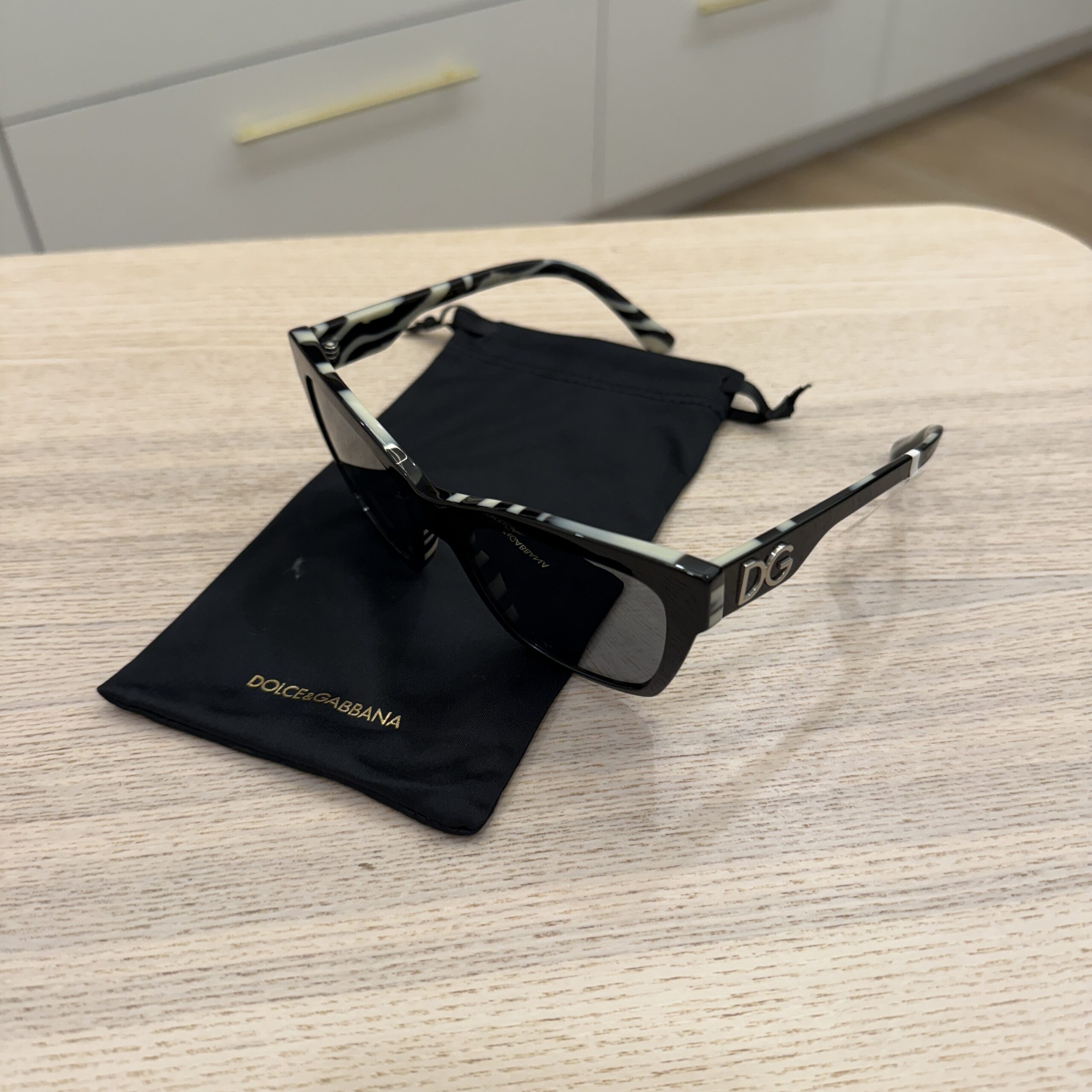 Dolce and Gabbana DG Print Sunglasses