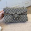 Gucci GG Supreme Monogram Small Dionysus Shoulder Bag Taupe