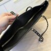 Valentino Garavani Rockstud Shopping Bag in Grainy Calfskin Black