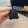 Gucci GG Supreme Monogram Calfskin Medium Padlock Shoulder Bag Beige Black Cuir