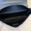 Gucci GG Supreme Monogram Calfskin Medium Padlock Shoulder Bag Beige Black Cuir
