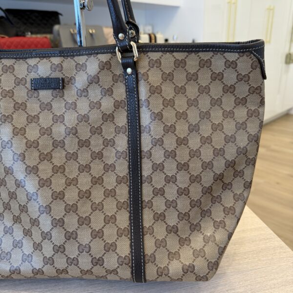 Gucci GG Plus Monogram Large Joy Tote Dark Brown