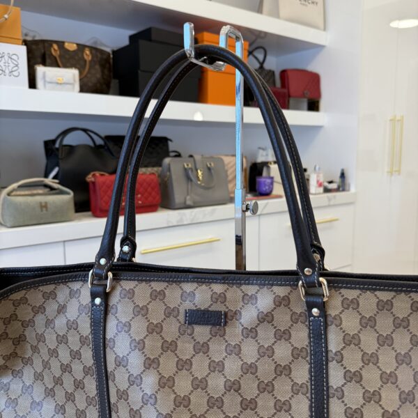 Gucci GG Plus Monogram Large Joy Tote Dark Brown