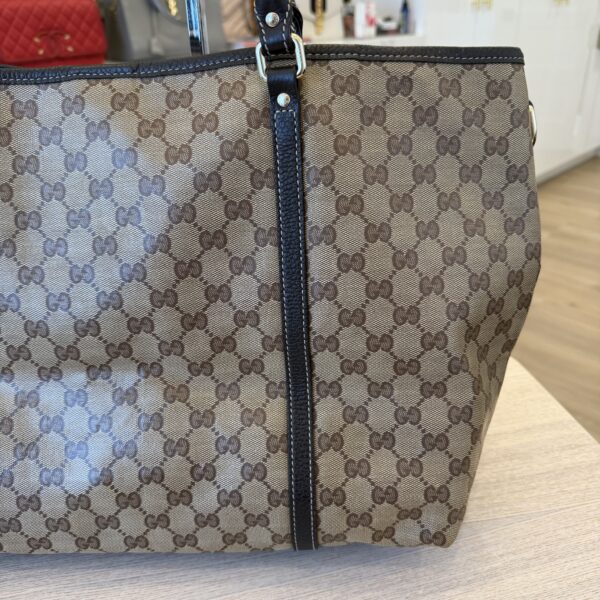 Gucci GG Plus Monogram Large Joy Tote Dark Brown