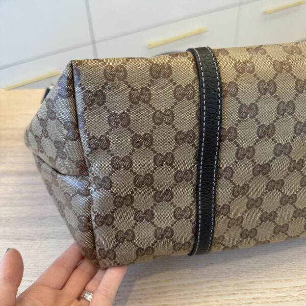 Gucci GG Plus Monogram Large Joy Tote Dark Brown