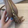 Gucci Calfskin Small Soho Disco Bag Beige