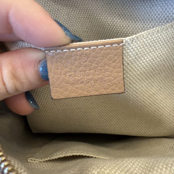 Gucci Calfskin Small Soho Disco Bag Beige