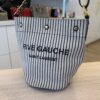 SAINT LAURENT YSL Rive Gauche Bucket Bag Canvas