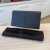 SAINT LAURENT YSL Belle de Jour Clutch Leather Large Black