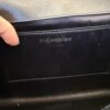 SAINT LAURENT YSL Belle de Jour Clutch Leather Large Black