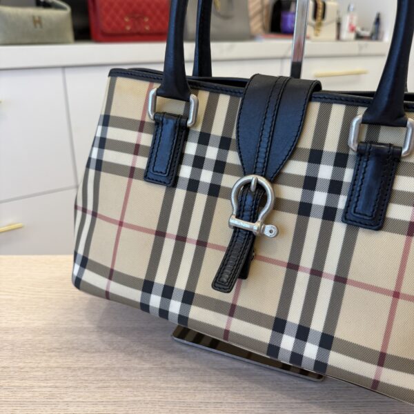 BURBERRY Classic Nova-Check Small Tote Bag