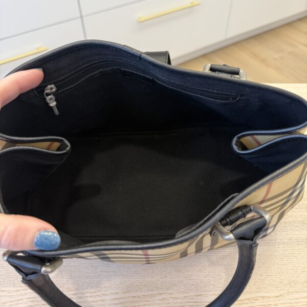 BURBERRY Classic Nova-Check Small Tote Bag