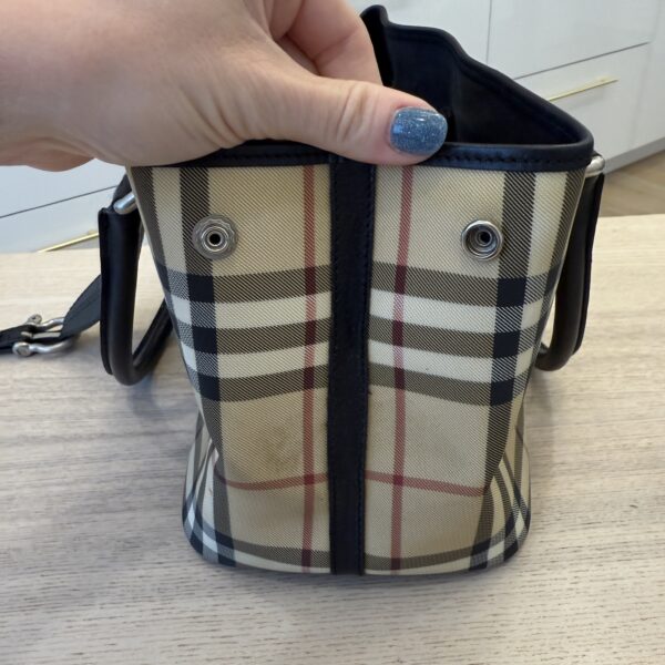 BURBERRY Classic Nova-Check Small Tote Bag