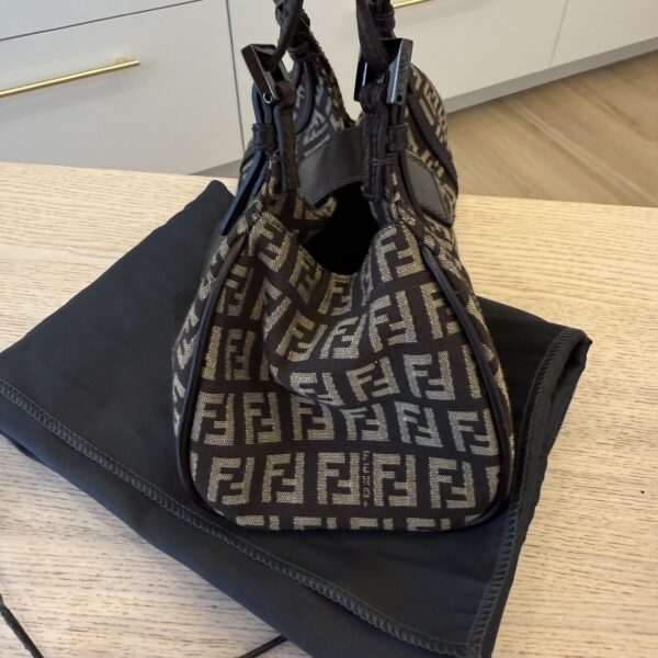 Fendi Nappa Elefante Mini Sporty Zucca