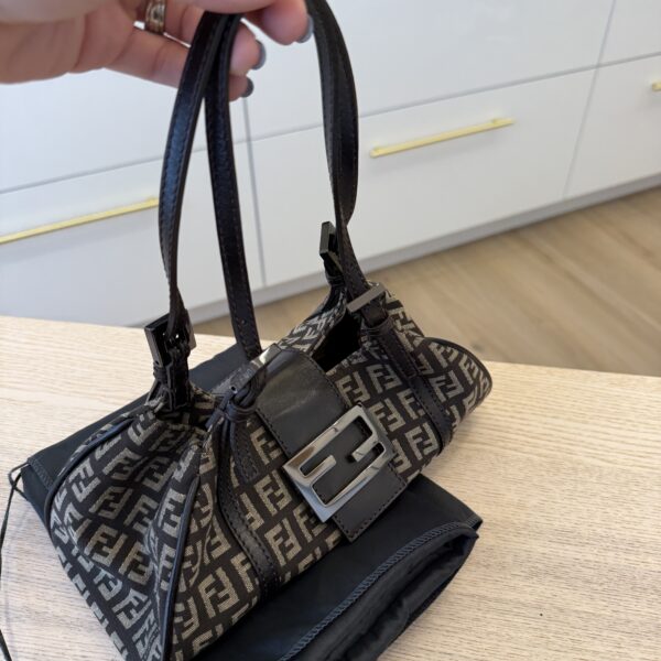 Fendi Nappa Elefante Mini Sporty Zucca
