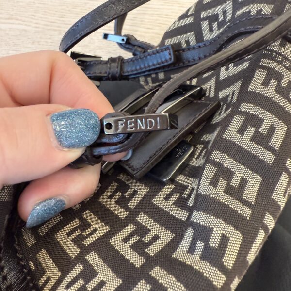 Fendi Nappa Elefante Mini Sporty Zucca