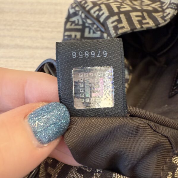 Fendi Nappa Elefante Mini Sporty Zucca