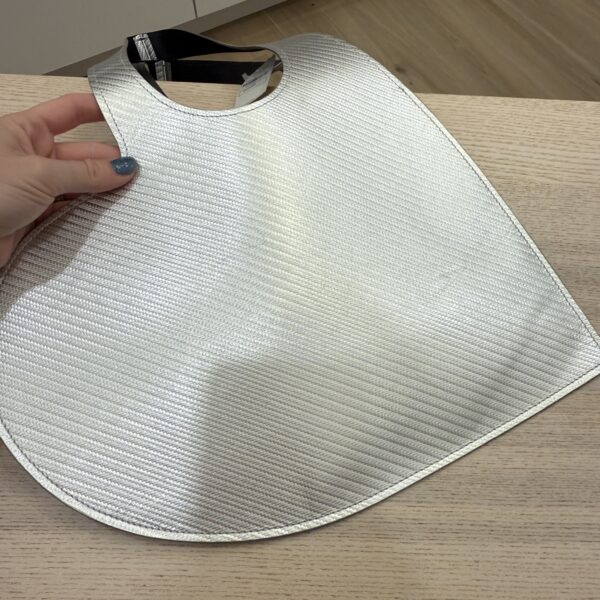 Coperni Paris Mini Heart Tote Silver