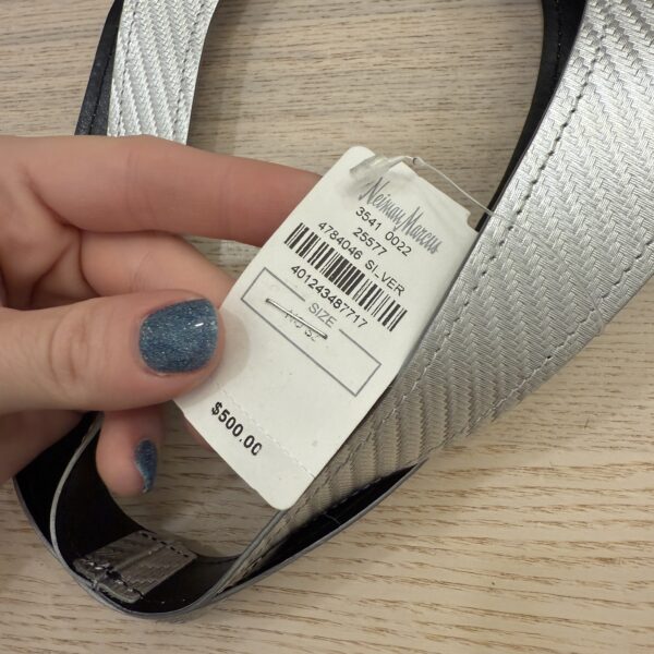 Coperni Paris Mini Heart Tote Silver