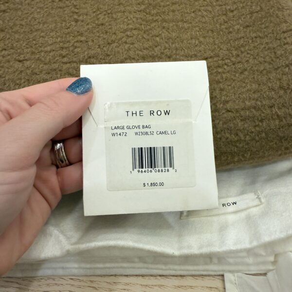 The Row Glove Large Clutch Bag Camel Cashmere