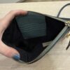 Burberry Haymarket Check Derby Peyton Crossbody Clutch Bag Eucalyptus Green